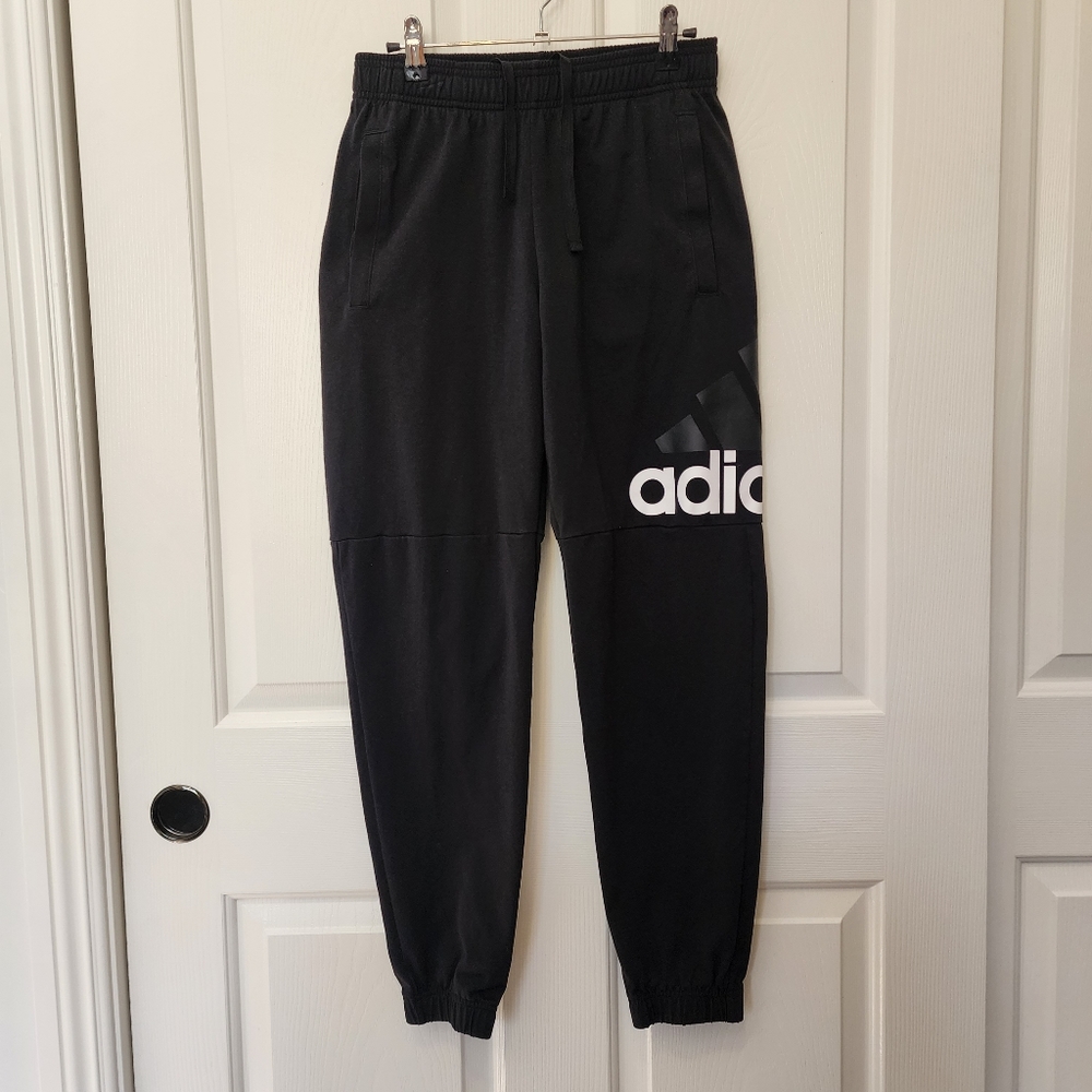Adidas sweatpants, men's small, black